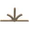 Ekena Millwork Redmond Rough Sawn Timber Gable Bracket, Douglas Fir, 96"W x 60"H x 4"D x 6"F, 15/12 Pitch GBW096X60X0406RED00RDF - alternate 5